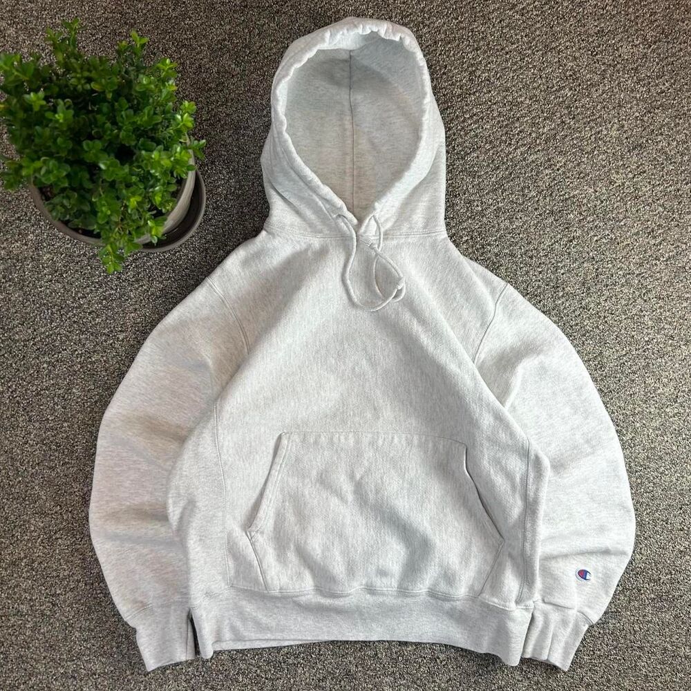 Champion Men's Grey Hoodie